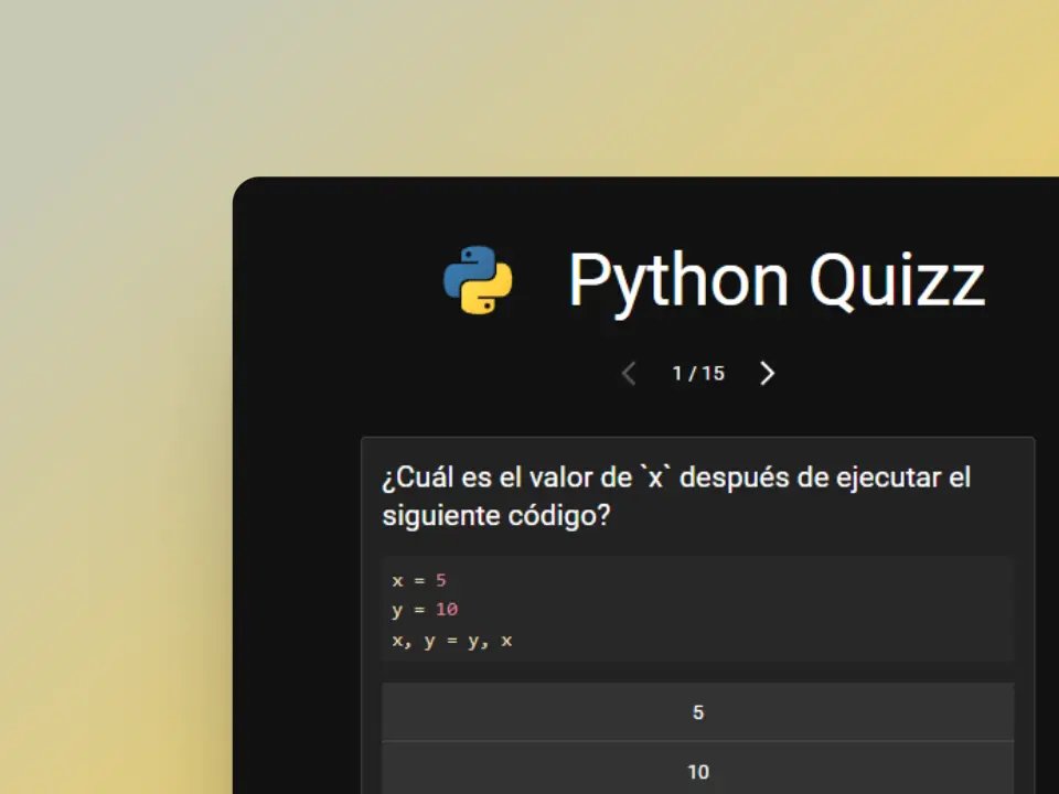 Quizz Python